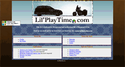 Desktop Screenshot of lilplaytime.com